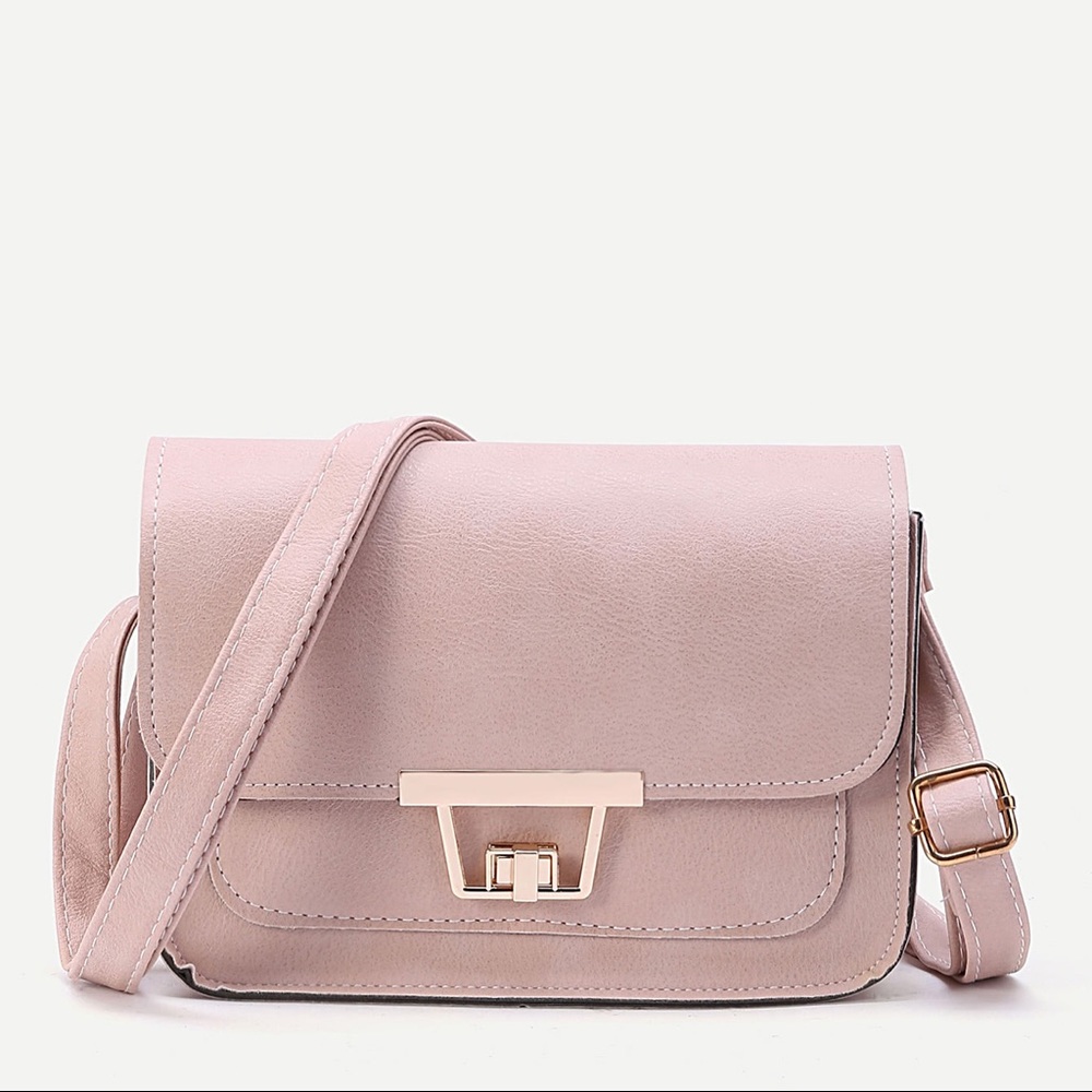 🌸Pink twist lock crossbody bag🌸